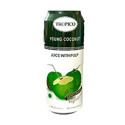 TROPICO تروبیکو آب نارگیل همراه با پالپ 500 میل